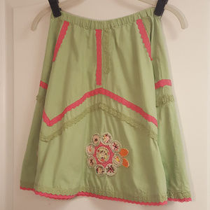 The Children's Place Boho Pink Green Skirt